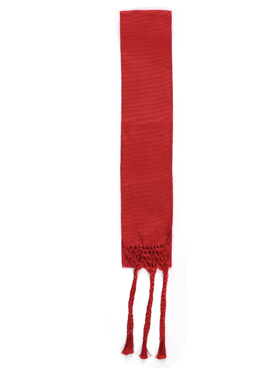 Red Mexican Charro Sash Belt