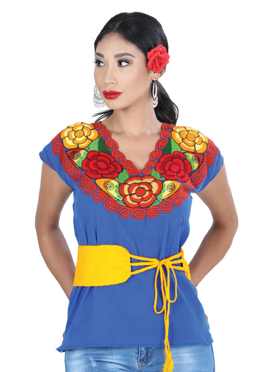 Mexican Artisanal Traditional Belt Yellow