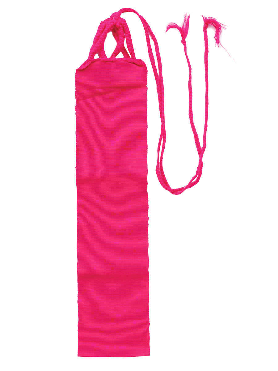 Mexican Artisanal Traditional Belt Fuchsia