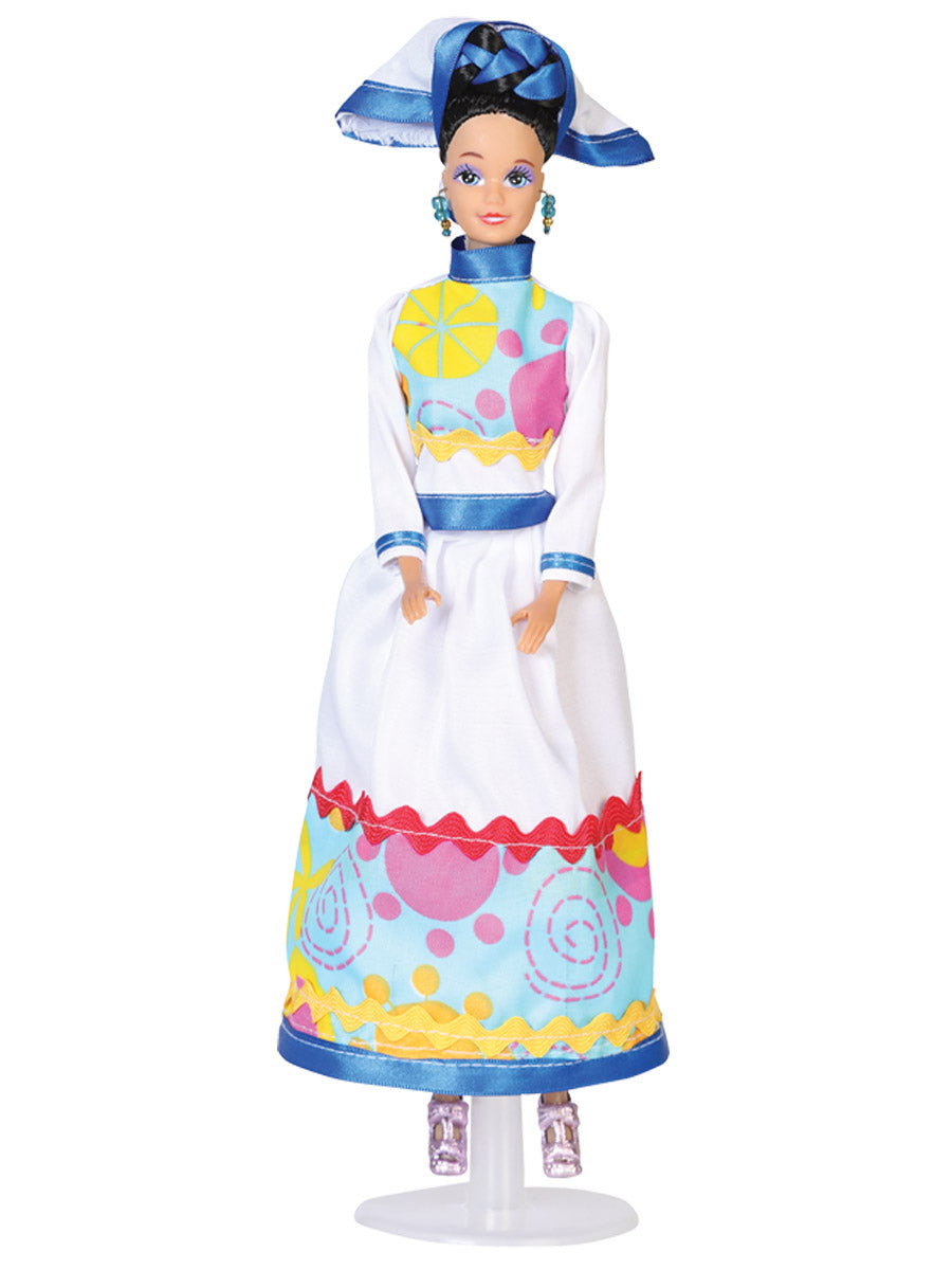 Muñeca Decorativa Artesanal Estado de México Nayarit Multicolor