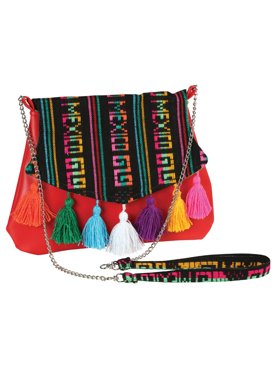 Artisanal Crossbody Handbag Red