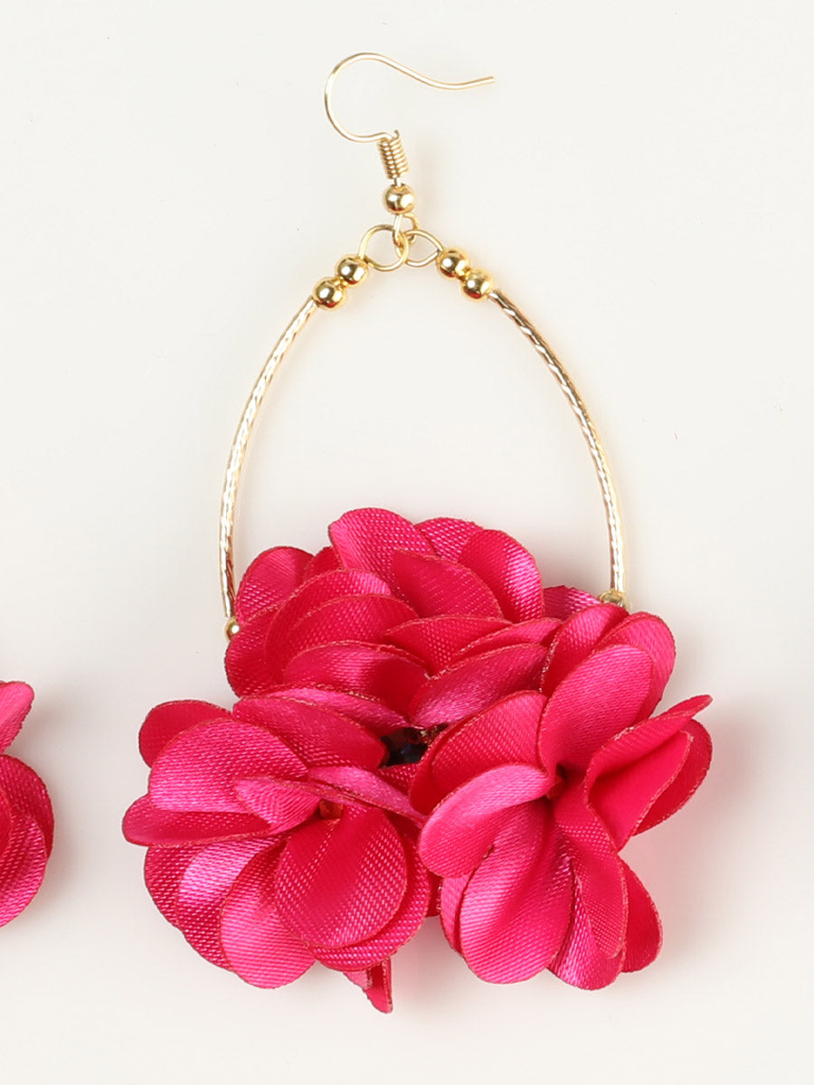 Mexican Artisanal Earrings Fuchsia