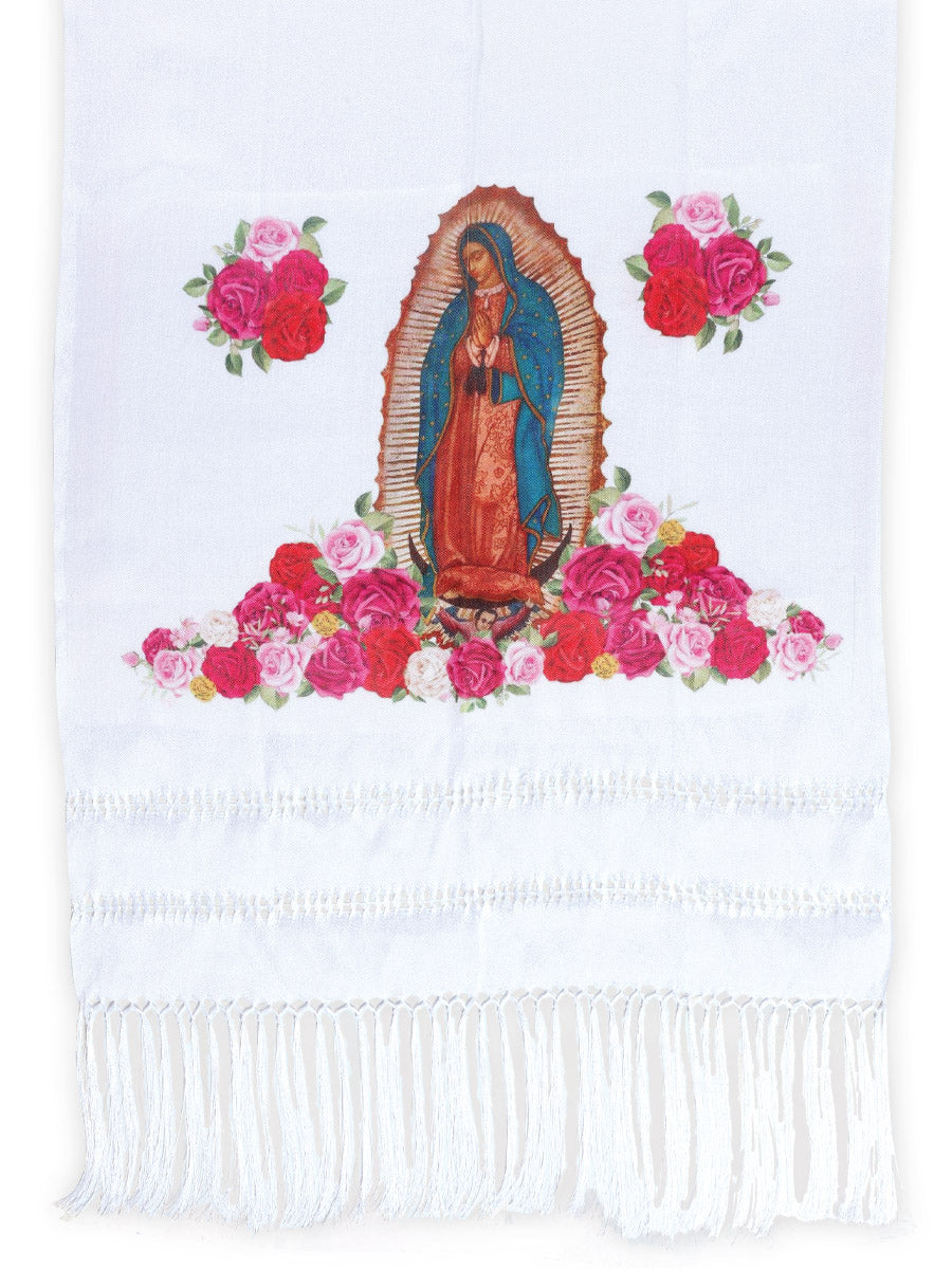 White Mexican Shawl