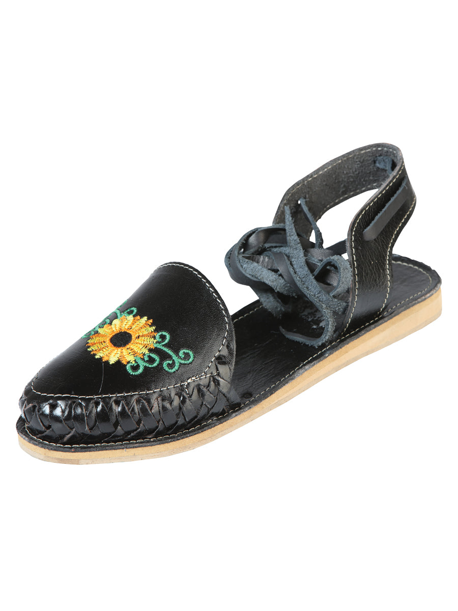 Mexican Artisanal Sandals Leather Black