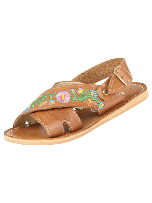 Mexican Artisanal Sandals Leather Natural 602487 main image 0