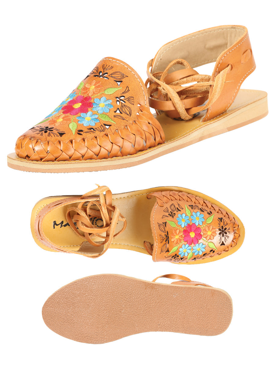 Mexican Artisanal Sandals Leather Honey