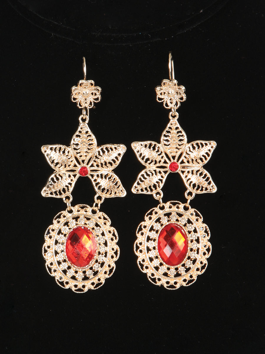 Mexican Artisanal Earrings Filigrana Gold